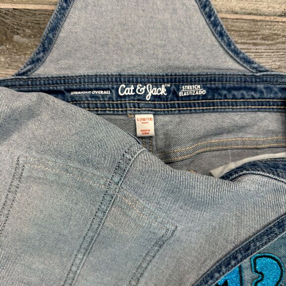 Taylor Swift Girls Overall Worn Denim Jeans Upcycled Cute Swiftie Fan Patches - Picture 8 of 9